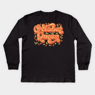 October Queen Kids Long Sleeve T-Shirt